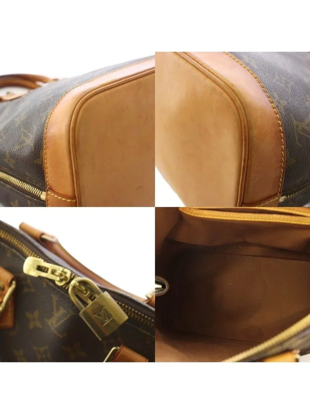 Louis Vuitton Alma Monogram Handbag
